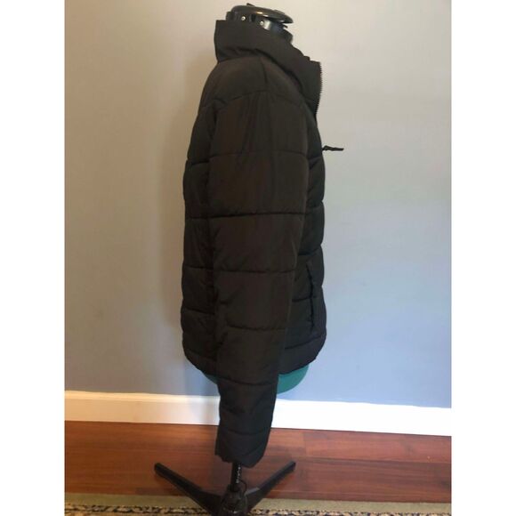 Cole Haan Signature Black Puffer Women's Coat, size S - Picture 3 of 4